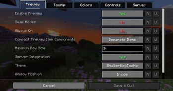 Скриншот Shulker Box Tooltip: 1