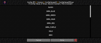 Скриншот Config API: 4