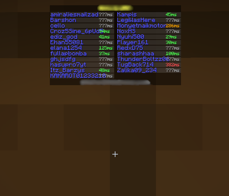 Скриншот Ping in Tablist: 1