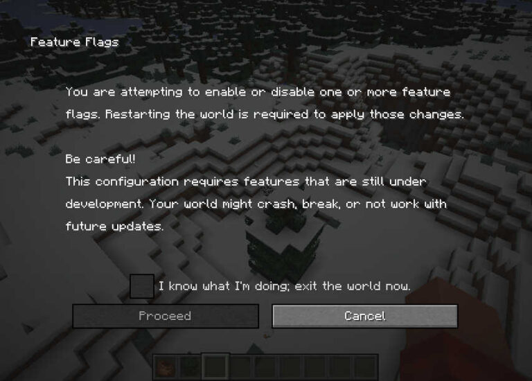 Скриншот Datapack/Gamerule Menus: 5