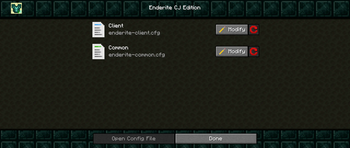 Скриншот Config API: 3
