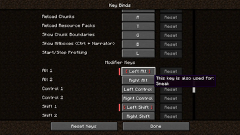 Скриншот Thorough Keybindings: 4
