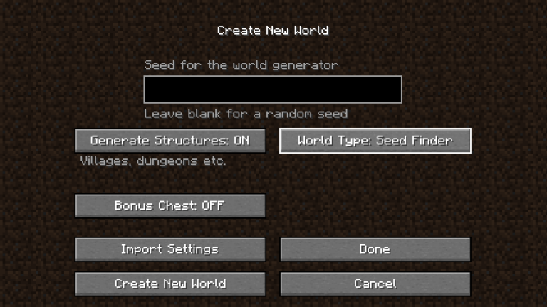 Скриншот Seed Finder Mod: 1