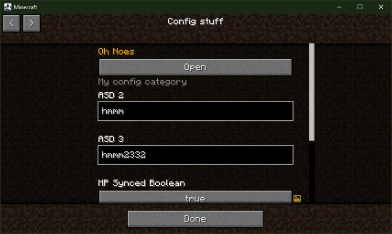 Скриншот Glass Config API: 2
